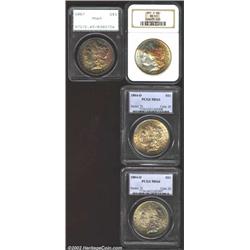1881-S S$1 MS65 NGC, well struck and beautifully preserved; 1884-O MS63 PCGS, typically struck in th