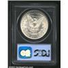 Image 2 : 1882-CC S$1 MS65 PCGS. Glistening satiny luster with an overlay of light golden toning. The hair ove