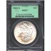 Image 1 : 1882-S S$1 MS67 PCGS. A well struck and highly lustrous Superb Gem that has remarkably undisturbed s