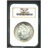 Image 1 : 1882-S S$1 MS67 NGC. Superbly defined with blazing, satiny cartwheel luster and a touch of golden to