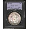 Image 1 : 1883-CC S$1 MS65 PCGS. The obverse border has a hint of gold color, while the reverse is brilliant..