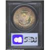 Image 2 : 1883-CC S$1 MS66 PCGS. Dynamic gold, violet, powder-blue, and olive-green patina. There is a dash be