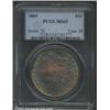 1885 S$1 MS65 PCGS. Both sides have gorgeous patina. The obverse has a shimmering peripheral band of
