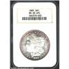 1885 S$1 MS65 Deep Mirror Prooflike NGC. A razor-sharp Gem that has attractive champagne-rose patina