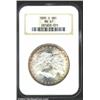 1885-O S$1 MS67 NGC. Beautiful satiny luster with slight central softness and near mark-free surface