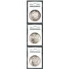 Image 1 : 1885-S S$1 MS63 ANACS, flashy and mildly prooflike, well struck but lightly abraded; 1886-S MS62 ANA