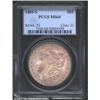 1885-S S$1 MS64 PCGS. A sharply struck near-Gem that has good luster and dense lilac patina. The obv