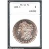 1886-S S$1 MS63 Prooflike ANACS. VAM-2, Breen-5588. Top 100 Variety. The mintmark is clearly repunch