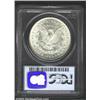 Image 2 : 1887 S$1 MS66 PCGS. The base of the first 8 in the date is sharply repunched, but the eye appeal of.