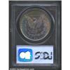 Image 2 : 1887 S$1 MS66 PCGS. The obverse has bright orange and powder-blue patina, while the reverse has rich
