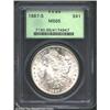 1887-S S$1 MS65 PCGS. The 1887-S was produced in modest numbers for a Morgan Dollar, and the issue w