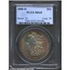 1888-O S$1 MS65 PCGS. Luminous copper-gold and sea-green patina. Slight softness of strike is noted.