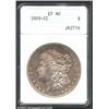1889-CC S$1 XF40 ANACS. The margins have light golden-brown patina. The loops of the date have some.