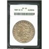1889-CC S$1 XF45 ANACS. Luminous tan-gold patina. Luster glimmers from the legends and devices. The.