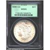 Image 1 : 1890-CC S$1 MS65 PCGS. The first in a trio of conditionally challenging CC-mint Morgans from the ear