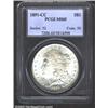 Image 1 : 1891-CC S$1 MS65 PCGS. Another example of the popular "Spitting Eagle" variety, this one is a solid.