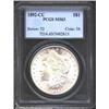 Image 1 : 1892-CC S$1 MS63 PCGS. The portrait has a blush of apricot patina. A lustrous and mildly prooflike e