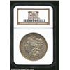 Image 1 : 1896-O S$1 AU50 NGC, The extensive peripheral luster has a rich copper-gold patina, the chin has a m