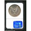 Image 2 : 1896-O S$1 AU50 NGC, The extensive peripheral luster has a rich copper-gold patina, the chin has a m