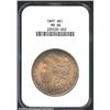 Image 1 : 1897 S$1 MS66 NGC. This lovely and original Gem is lustrous despite its deep rust-orange and green-g