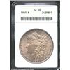 Image 1 : 1901 S$1 AU58 ANACS. An impressive example of this famous condition rarity. The luster is seemingly.