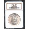 Image 1 : 1901 S$1 MS62 NGC. The first of two Mint State 1901 Morgan Dollars in this sale, this is a suitably.