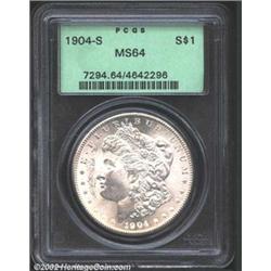 1904-S S$1 MS64 PCGS. As an issue, the 1904-S is primarily known for its poor overall quality, inclu