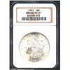 Image 1 : 1921 S$1 MS67 NGC. Although the final-year 1921 (44.6 million pieces) is the most common Morgan Doll