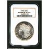 Image 1 : 1921 S$1 MS64 Deep Mirror Prooflike NGC. The peripheries have champagne-gold patina. The fields have