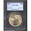 Image 1 : 1925 S$1 MS66 PCGS. Fully struck and highly lustrous with light golden toning over both sides. A spl