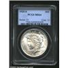 Image 1 : 1925-S S$1 MS64 PCGS. A lustrous and lightly toned near-Gem with a decent strike. Carefully preserve