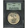 Image 1 : 1926-D S$1 MS65 PCGS. Both sides have traces of lemon patina. Well struck in the centers, with only.