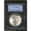 Image 1 : 1934 S$1 MS64 PCGS. The borders are lightly toned. A well struck and highly lustrous near-Gem that h