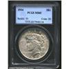 Image 1 : 1934 S$1 MS65 PCGS. Nicely struck with golden patina and light contact marks in the left obverse fie