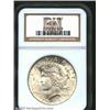 Image 1 : 1934-D S$1 MS65 NGC. A well struck and lustrous Gem that has a hint of gold patina. The eagle's head