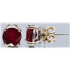 Image 2 : Ruby Stud Earrings