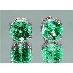 Emerald Stud Earrings