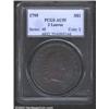 Image 1 : 1795 S$1 Flowing Hair, Three Leaves AU55 PCGS. B-5, BB-27, R.1. This variety is immediately identifi