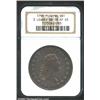 Image 1 : 1795 S$1 Flowing Hair, Three Leaves XF45 NGC. B-7, BB-18, R.3. Die State I. This is the only reverse