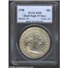 1798 S$1 Small Eagle, 15 Stars XF45 PCGS. B-2, BB-81, R.3. Die State I. The second major type of Dol