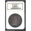 Image 1 : 1795 S$1 Draped Bust, Off Center AU50 NGC. B-14, BB-51, R.2. The bust on this variety is off-center,