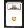 Image 1 : 1881 G$1 MS64 NGC. A well struck and radiant near-Gem with carefully preserved surfaces. The fields.