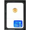 Image 2 : 1881 G$1 MS64 NGC. A well struck and radiant near-Gem with carefully preserved surfaces. The fields.