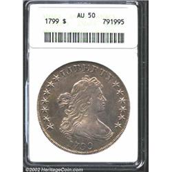 1799 S$1 AU50 ANACS. B-12, BB-160, R.3. Die State III. Here is another example of the "No Berries" r