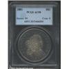 1801 S$1 AU50 PCGS. B-2, BB-212, R.3. Die State II. This is the second use of this obverse die which