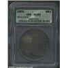 1801 S$1 AU53 ICG. B-3, BB-213, R.3. This is the third use of the so-called 1801 "Wide Date" obverse