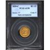 Image 1 : 1839-C $2 1/2 AU50 PCGS. Winter 2-A. The reverse is struck from the latest state of the dies with al