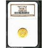 Image 1 : 1842-D $2 1/2 MS60 NGC. Winter 3-E, the only known dies. The 1842-D (4,643 pieces produced) is tied.