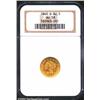 Image 1 : 1845-D $2 1/2 AU58 NGC. Produced to the extent of just 19,460 pieces, the 1845-D has an extant popul