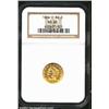 Image 1 : 1854-C $2 1/2 MS60 NGC. With only 7,295 pieces struck, the 1854-C is understandably scarce in all gr